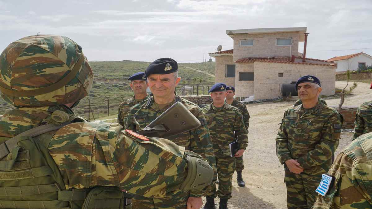 Αρχηγός του Γενικού Επιτελείου Στρατού Αντιστράτηγος Γεώργιος Κωστίδης