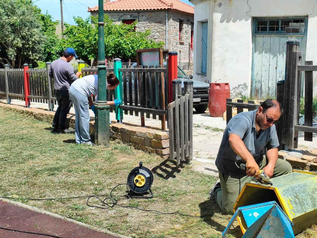 Οι Νέοι των Καμινιών μεταμόρφωσαν την Παιδική Χαρά σε Αριστούργημα