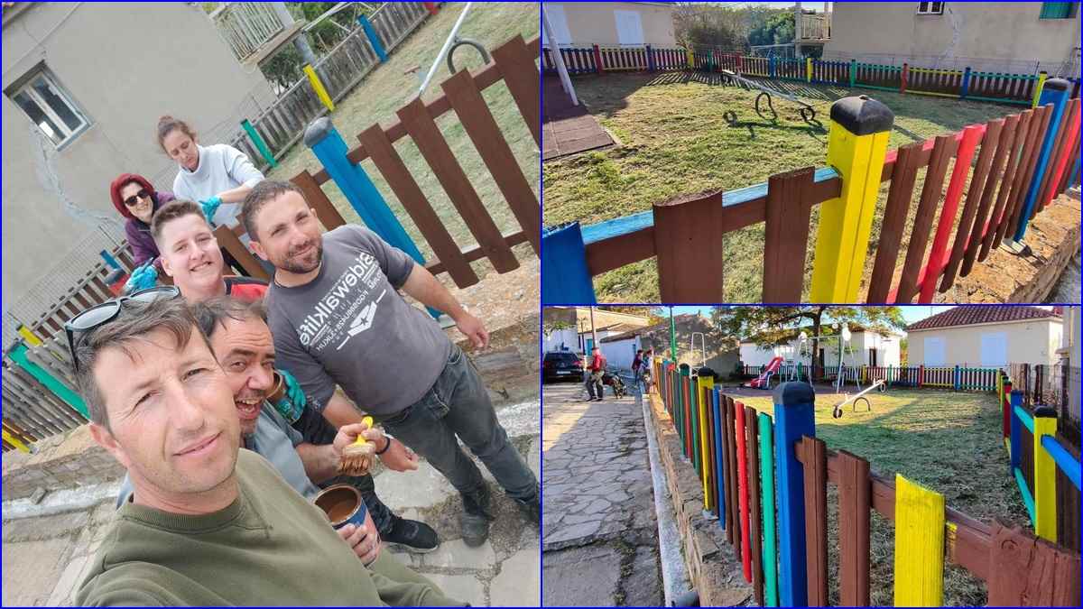 Οι Νέοι των Καμινιών μεταμόρφωσαν την Παιδική Χαρά σε Αριστούργημα