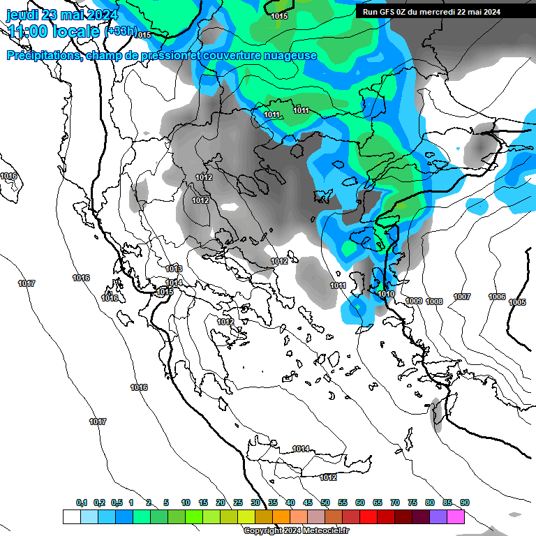 a screenshot of a weather map
