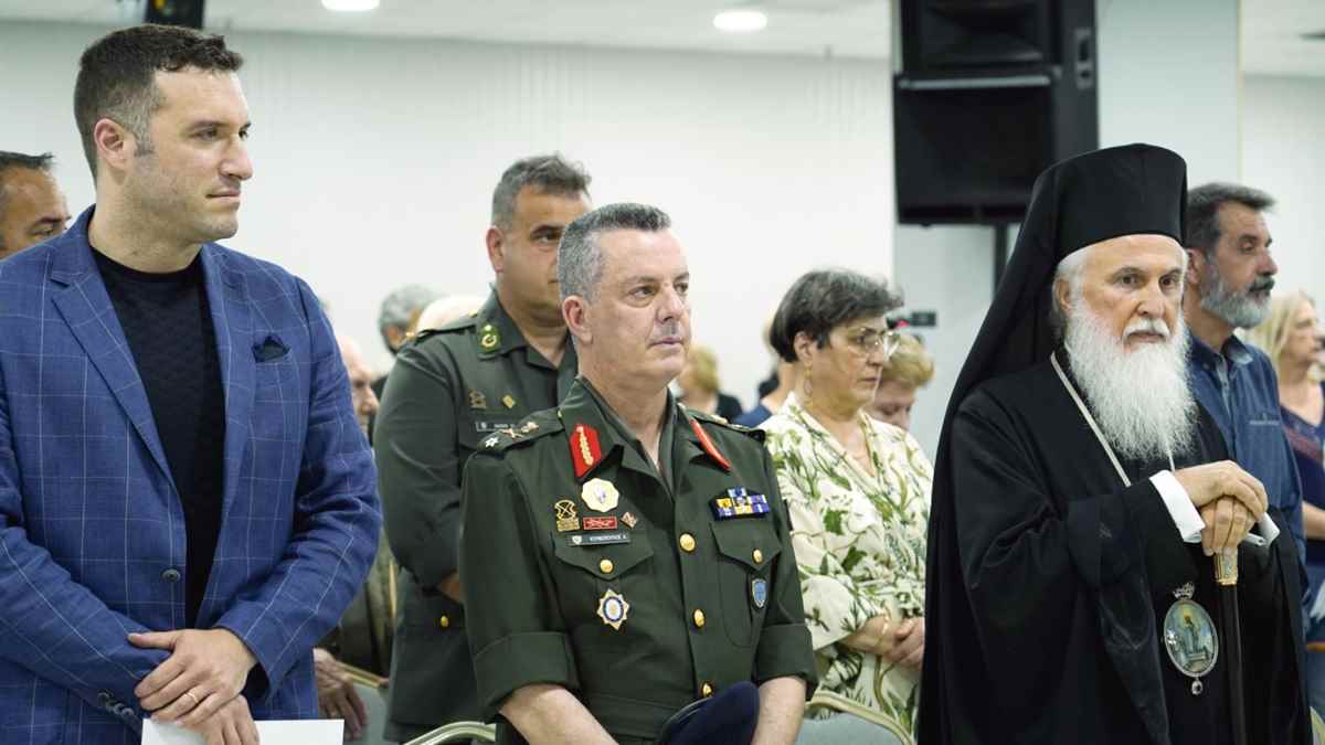 a group of people in a room