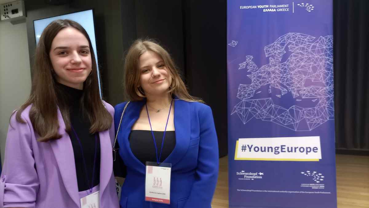 two women standing next to each other