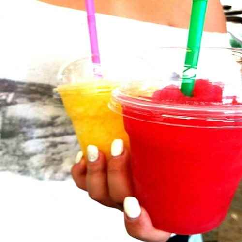 close up of food on a plate