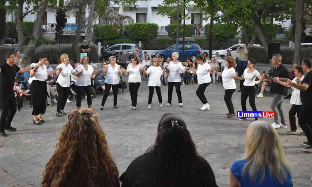 a group of people standing in a line