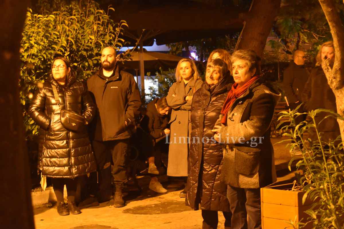 a group of people standing outside