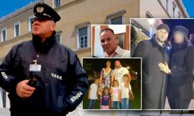 Μαύρο φόντο με λευκό σχέδιο.