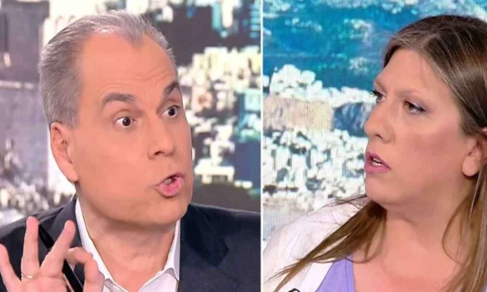 Δύο άτομα σε έντονη συζήτηση