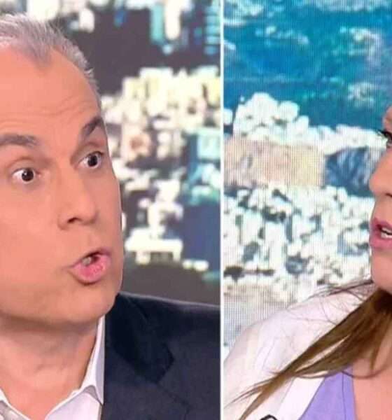 Δύο άτομα σε έντονη συζήτηση