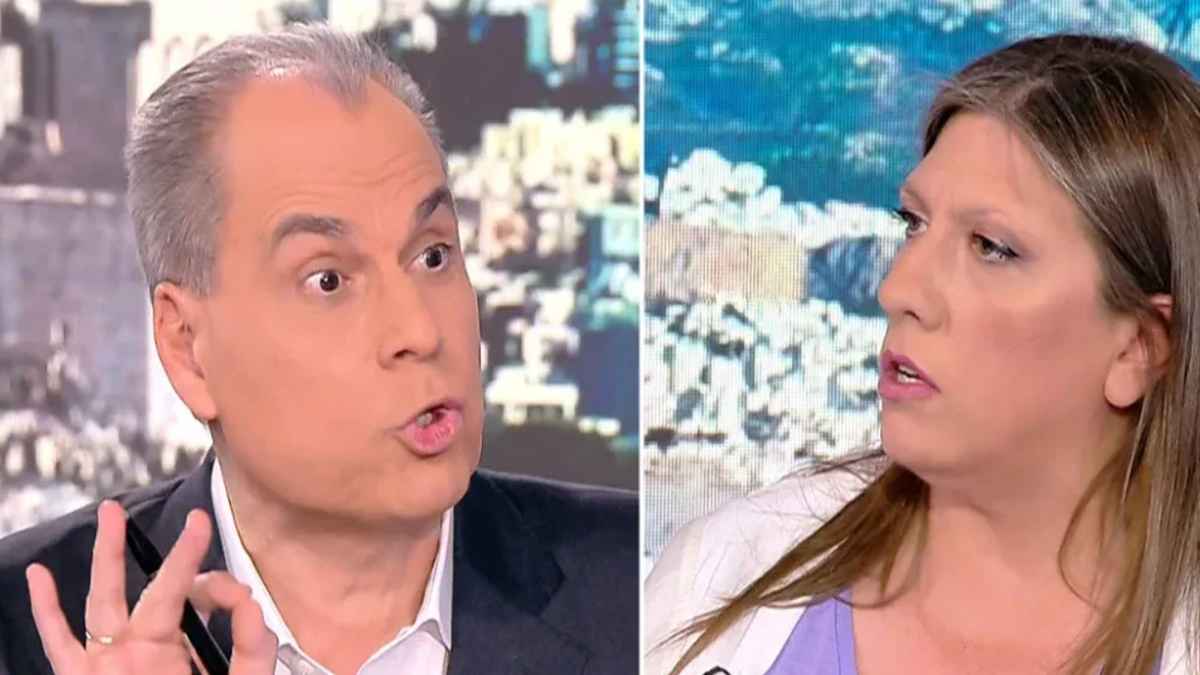 Δύο άτομα σε έντονη συζήτηση