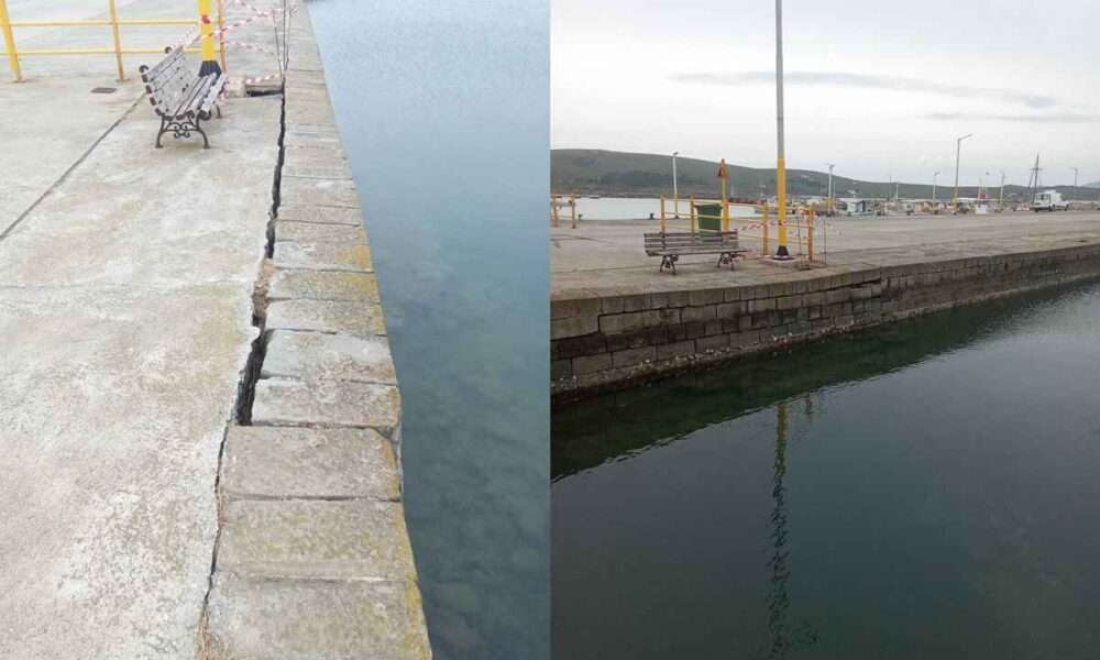 ηλικιωμένος κινδύνεψε να πέσει στη θάλασσα