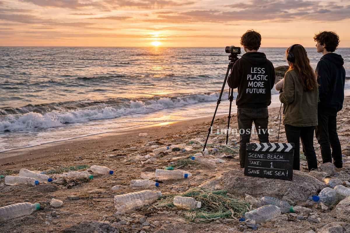 Η νεολαία της Λήμνου σκηνοθετεί ένα μέλλον χωρίς πλαστικό