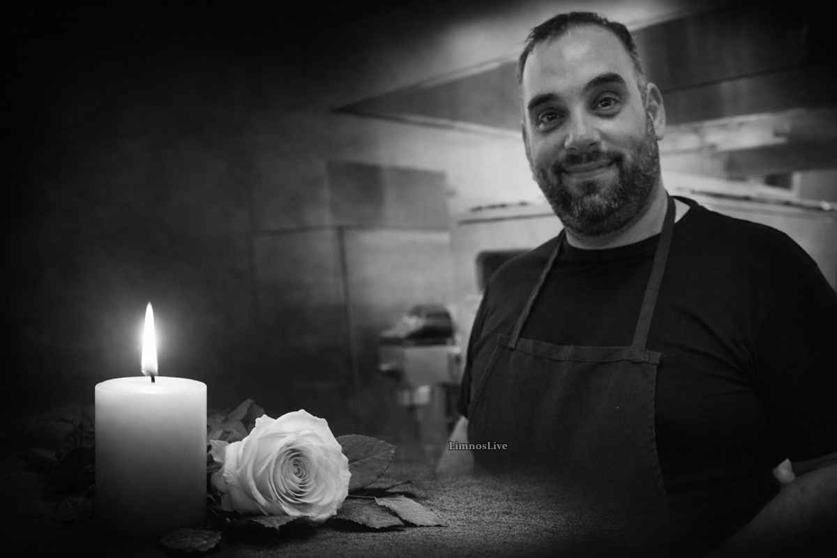 Μάγειρας με κεριά και τριαντάφυλλο