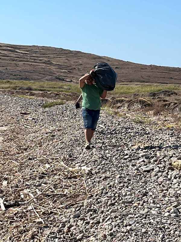 Η πιο όμορφη εικόνα του καλοκαιριού στη Λήμνο... καθάρισαν την παραλία της Αγίας Βαρβάρας! 44 KAMINIA 8