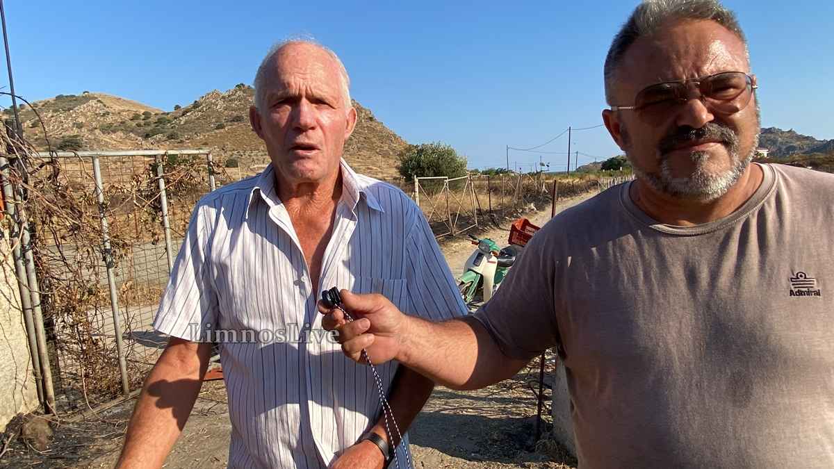Λήμνος: Μετά τις φλόγες στο Θάνος. Η πικρή γεύση της στάχτης, η αγωνία των ανθρώπων και η πρωτοβουλία που εκθέτει το κράτος 52 aggeloudias mauros