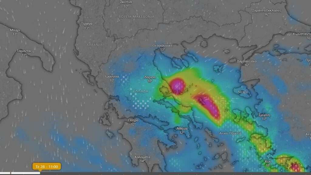 28η Οκτωβρίου στη Λήμνο: Θα γίνει η παρέλαση με βροχή; Τι δείχνει το Windy ώρα με την ώρα - Η προειδοποίηση της ΕΜΥ 49 11