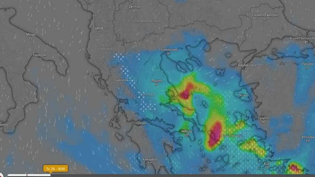 28η Οκτωβρίου στη Λήμνο: Θα γίνει η παρέλαση με βροχή; Τι δείχνει το Windy ώρα με την ώρα - Η προειδοποίηση της ΕΜΥ 48 8