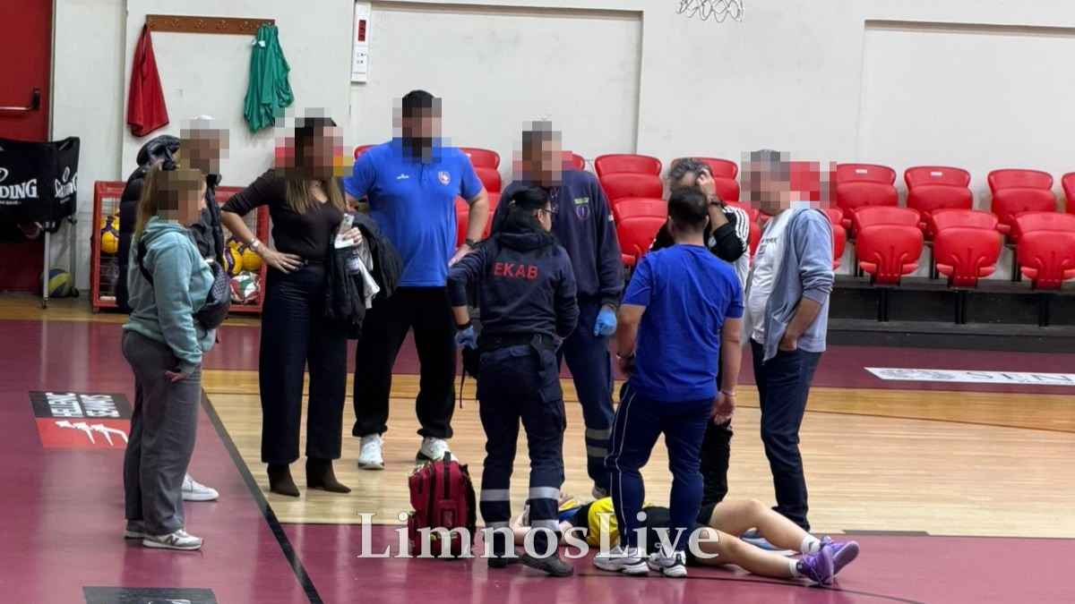 Λήμνος: Στο νοσοκομείο αθλήτρια του Θησέα Παναγιούδας Λέσβου μετά από χτύπημα στο κεφάλι (εικόνες) 42 BASKET ATYXHMA 1
